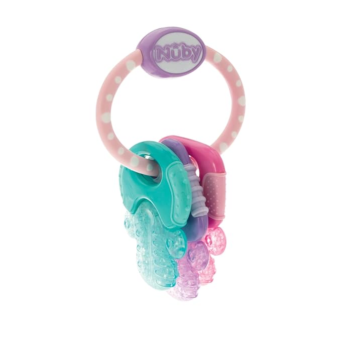 Ice Gel Teether Keys for Babies | Silicone Teether 4M+