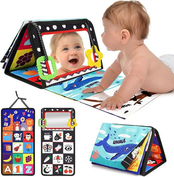 Tummy Time Mirror Toys & High-Contrast Baby Toys | Newborn