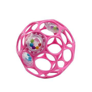 Oball Easy-Grasp Baby Rattle Ball Pink | Newborn+